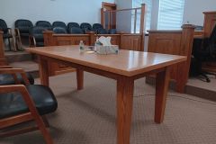 Anti-Ballistic Courtroom Table