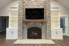 Fireplace-Bookcases