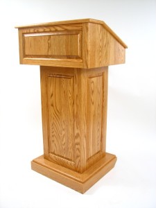 Counselor Lectern/Podium Medium Oak