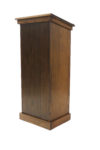 AST125-O-DW Assistant Oak with Dark Walnut Stain Front View