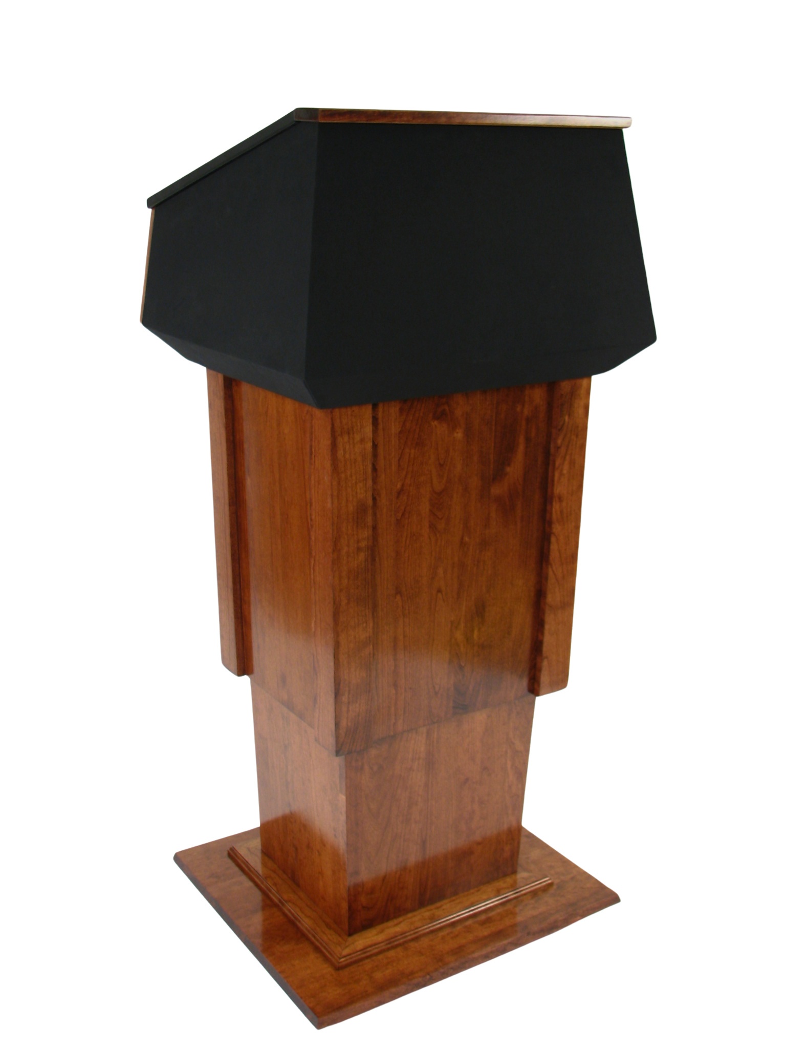 PRES500-LIFT-C-RM-K Presidential Lift Cherry with Red Mahogany Stain and Black Top Front High