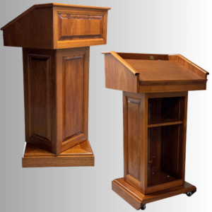 counselor swivel podium rotating lectern