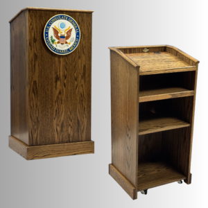 Graduate™ Handcrafted Solid Wood Podium