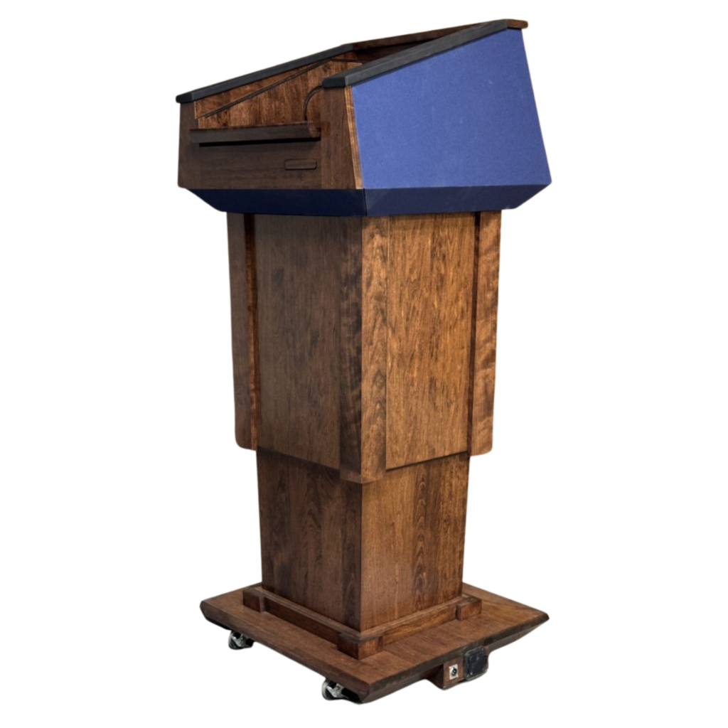 Presidential Lift™ Podium - Height Adjustable Wood Lectern