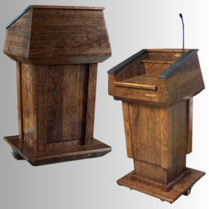 PRES500-LIFT Height Adjustable Presidential Podium Lectern