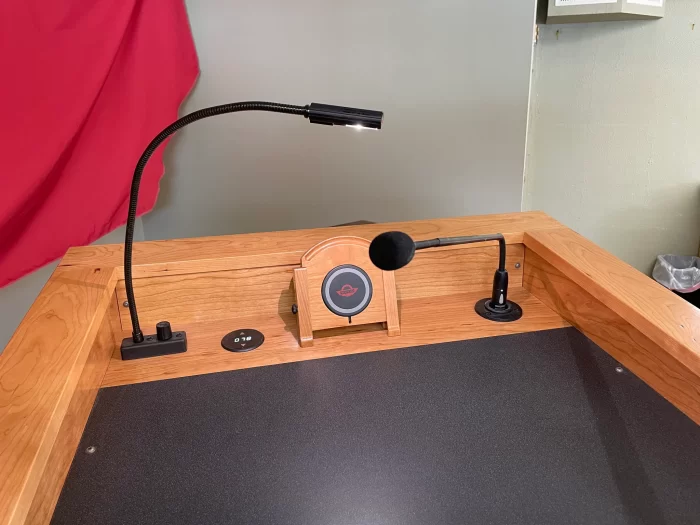 LED Lectern Light - Adjustable Gooseneck Podium Lamp for Presentations & Workstations - Image 2