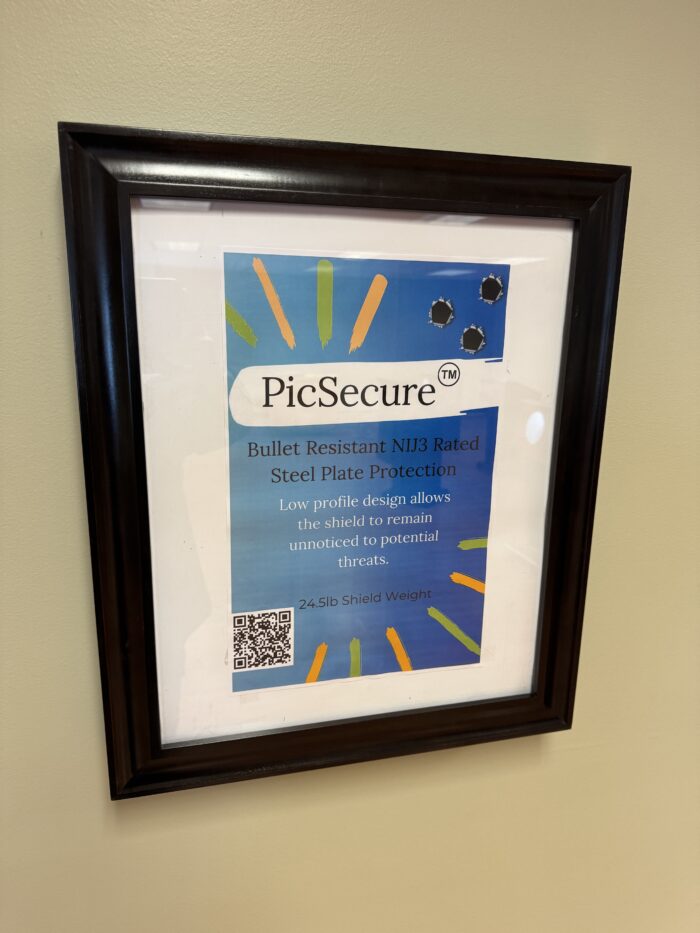 picsecure ballistic hidden picture frame