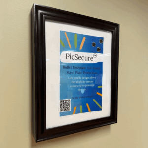 PicSecure™ Hidden Bullet Resistant Shield Picture Frame