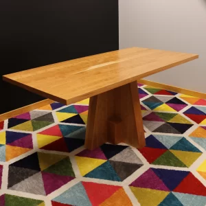 Rectangle Luxury Solid Cherry Wood Top Table – Handcrafted Executive Office Table