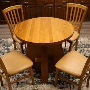 cherry wood round table