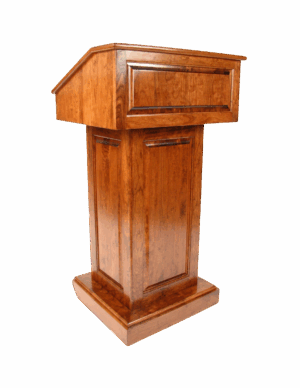Solid Wood Podiums & Lecterns