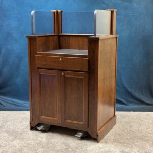 Defender Protector™ Anti-Ballistic Workstation - Cherry Wood - Stained Red Mahogany QUICK SHIP