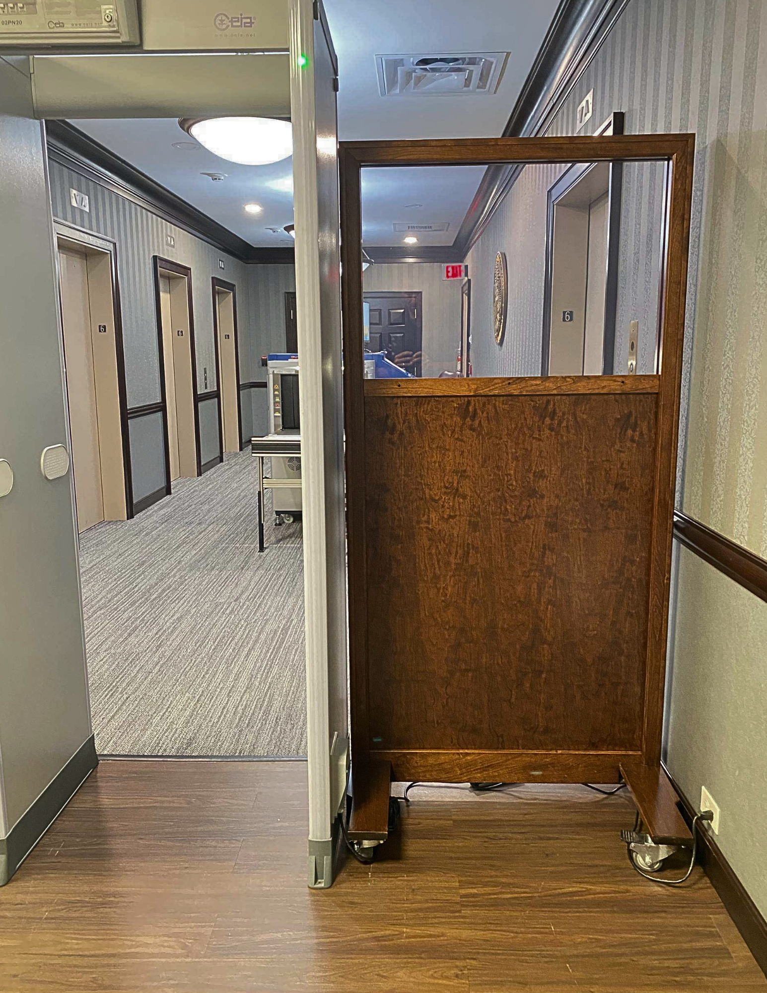 Tactical TotalView - Mobile Ballistic Panel with Viewing Window Security Checkpoint