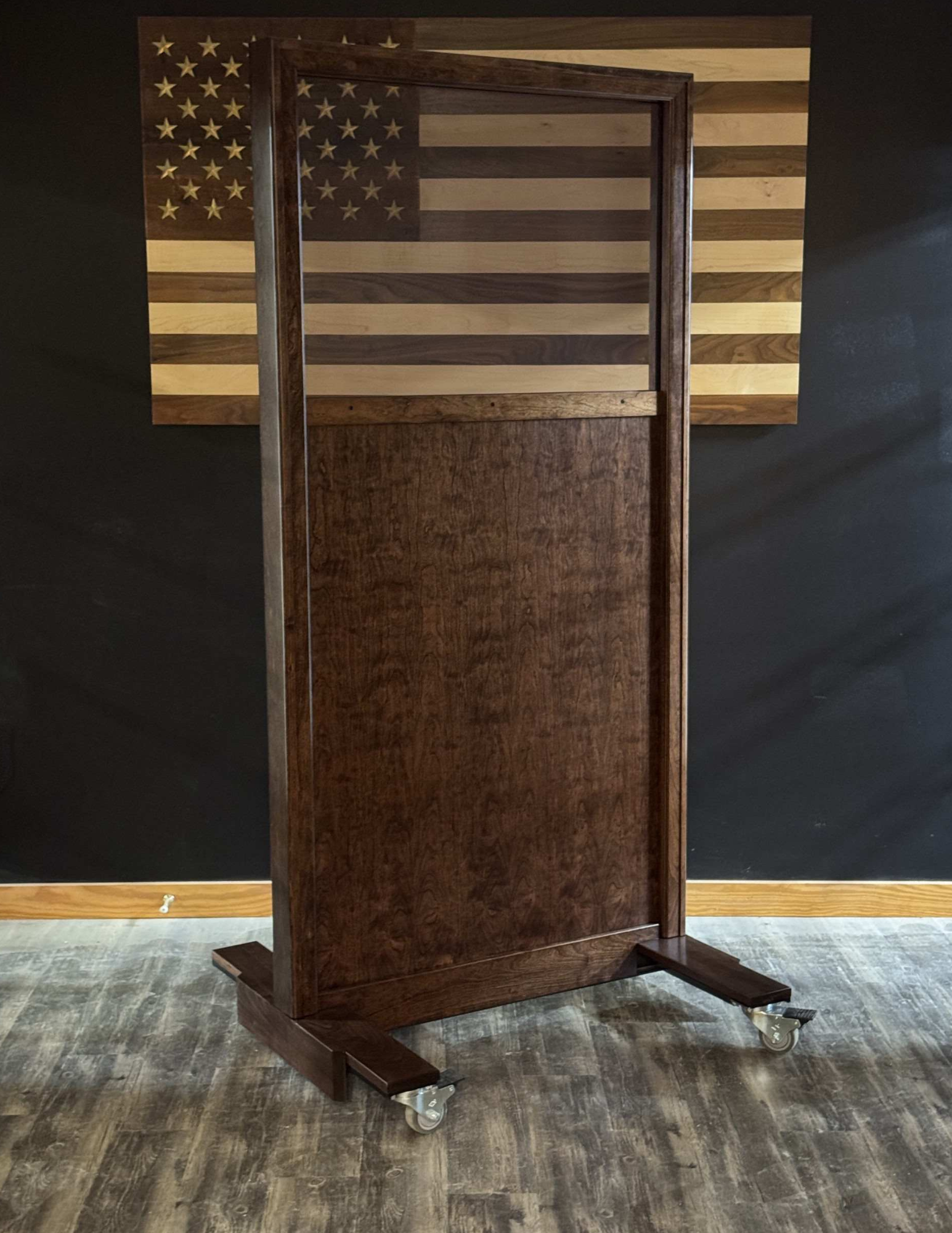 Mobile Bullet-Resistant Panel with Glass