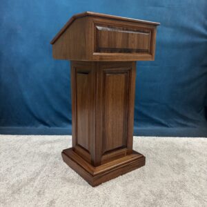 Counselor Mahogany Wood Podium Fast Delivery Front Side 2