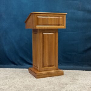 Counselor Mahogany Wood Podium - Natural Finish Quick Delivery